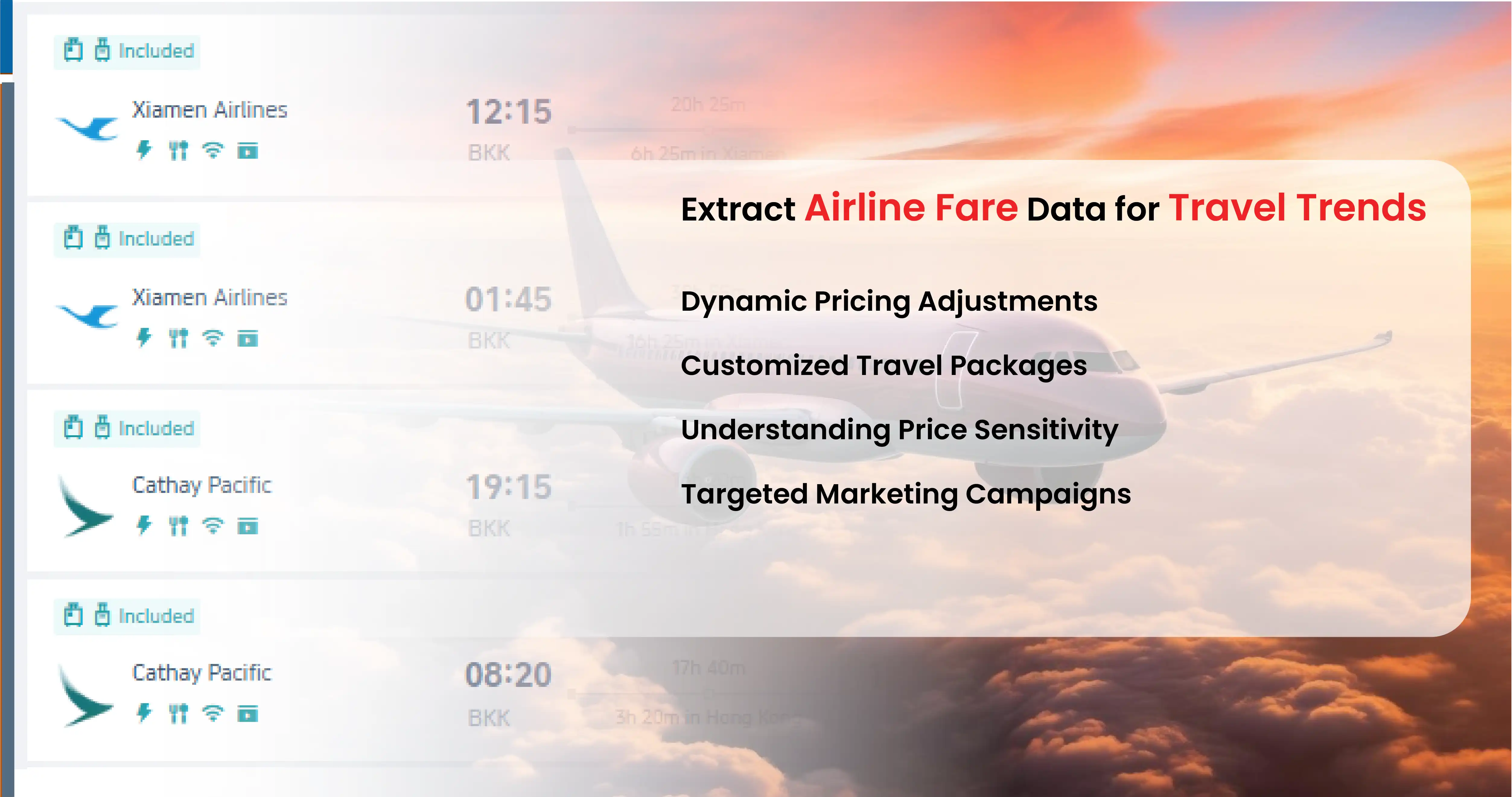 Extract Airline Fare Data for Travel Trends